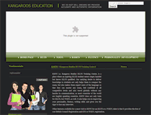 Tablet Screenshot of kangarooielts.com